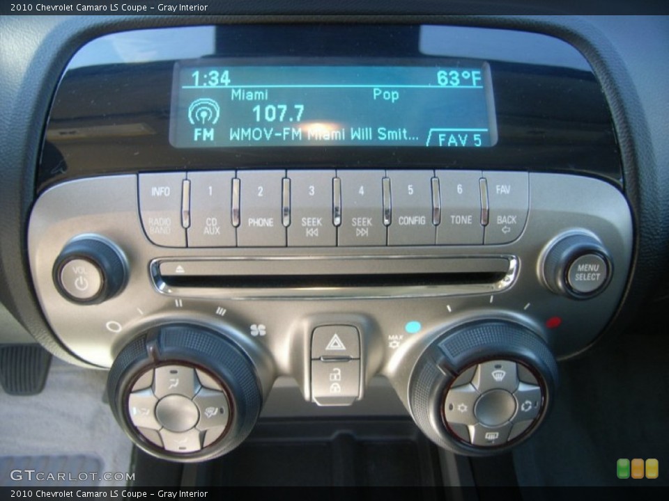 Gray Interior Audio System for the 2010 Chevrolet Camaro LS Coupe #55751260
