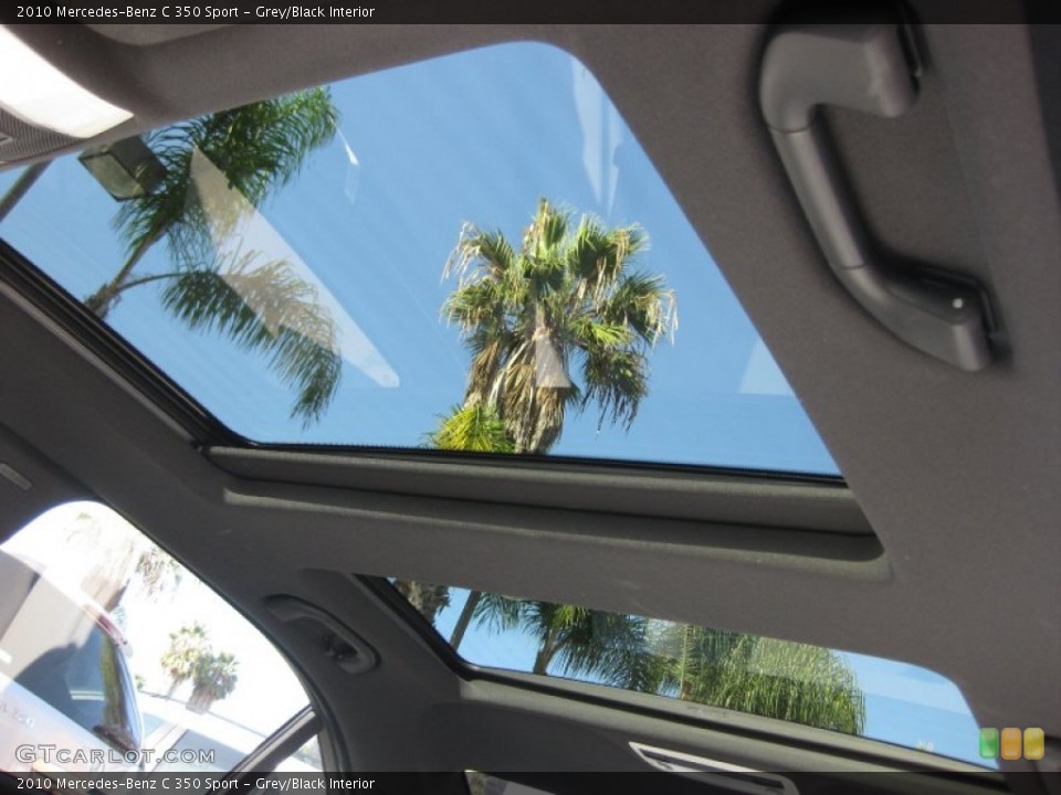 Grey/Black Interior Sunroof for the 2010 Mercedes-Benz C 350 Sport #55752411