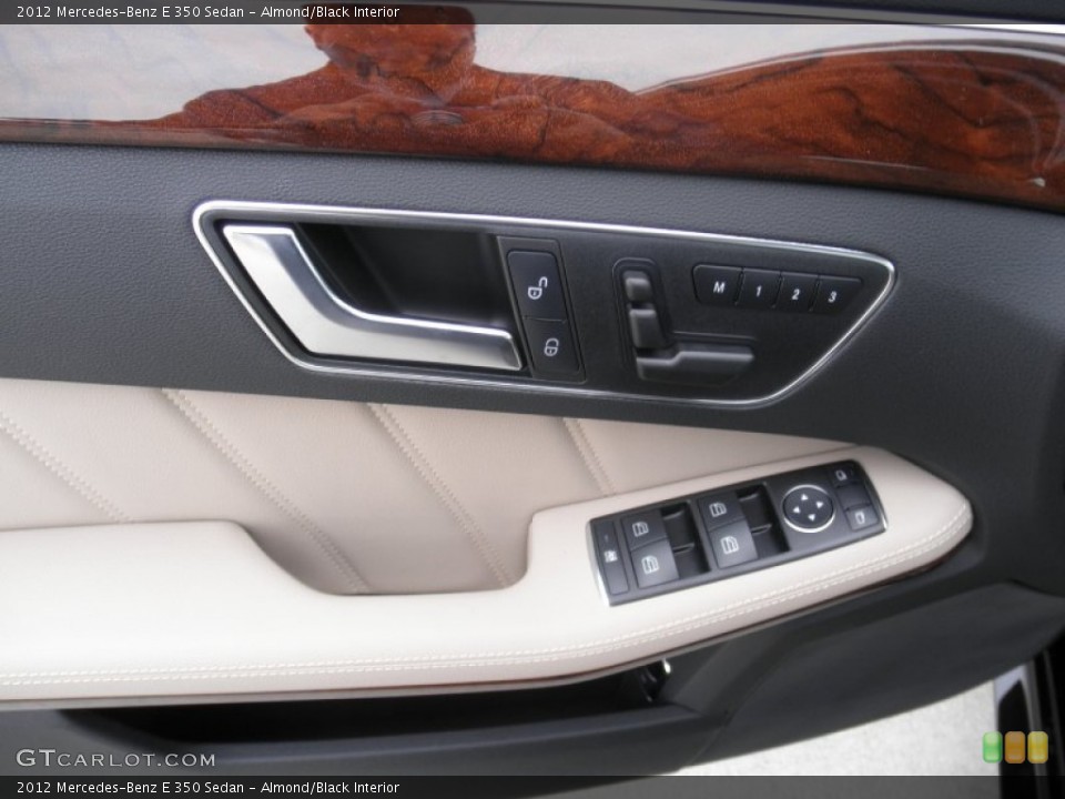 Almond/Black Interior Door Panel for the 2012 Mercedes-Benz E 350 Sedan #55753083