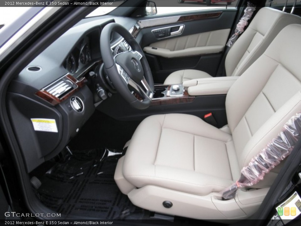 Almond/Black Interior Photo for the 2012 Mercedes-Benz E 350 Sedan #55753089