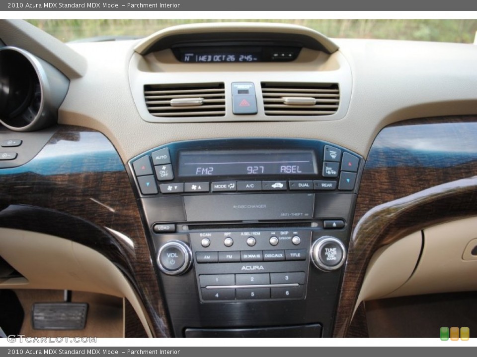 Parchment Interior Controls for the 2010 Acura MDX  #55753575