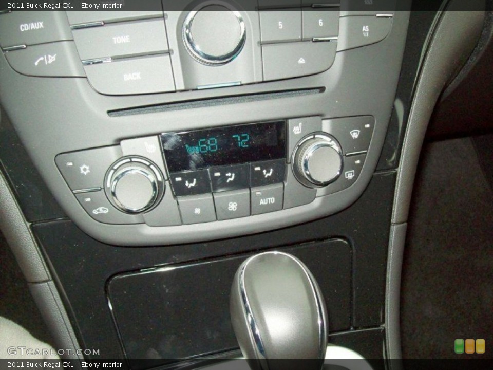 Ebony Interior Controls for the 2011 Buick Regal CXL #55754241