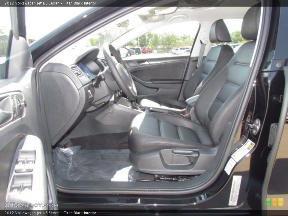 Titan Black Interior Photo for the 2012 Volkswagen Jetta S Sedan #55756311