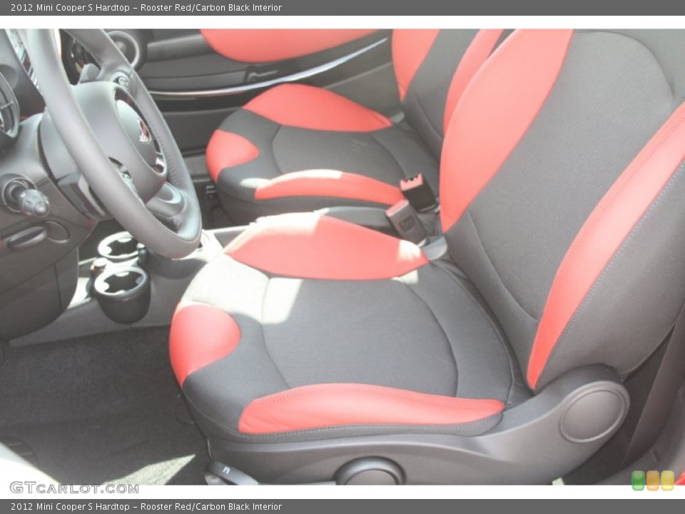 Rooster Red/Carbon Black Interior Photo for the 2012 Mini Cooper S Hardtop #55761721
