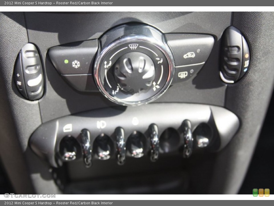 Rooster Red/Carbon Black Interior Controls for the 2012 Mini Cooper S Hardtop #55761766