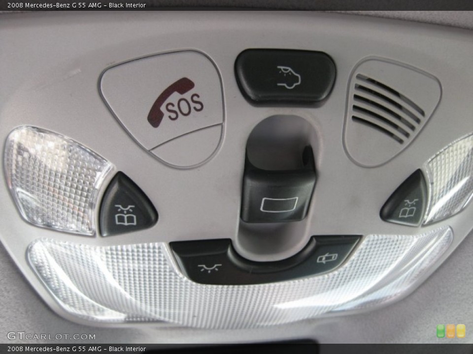 Black Interior Controls for the 2008 Mercedes-Benz G 55 AMG #55762904