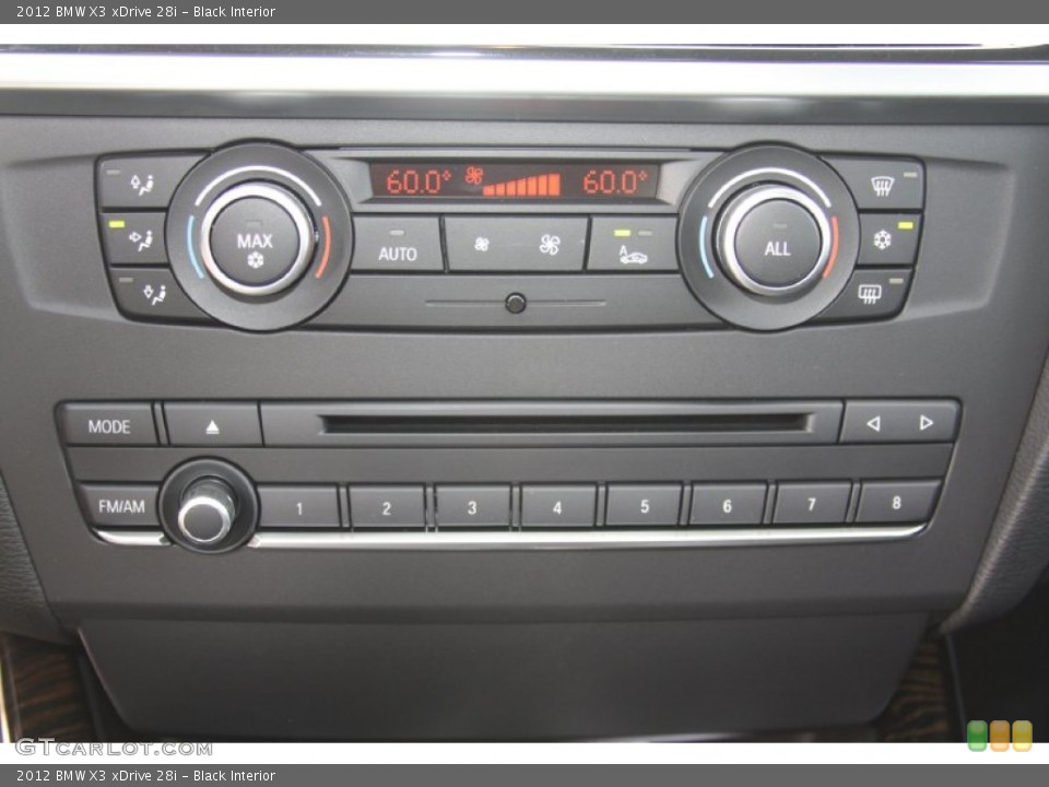 Black Interior Audio System for the 2012 BMW X3 xDrive 28i #55762992