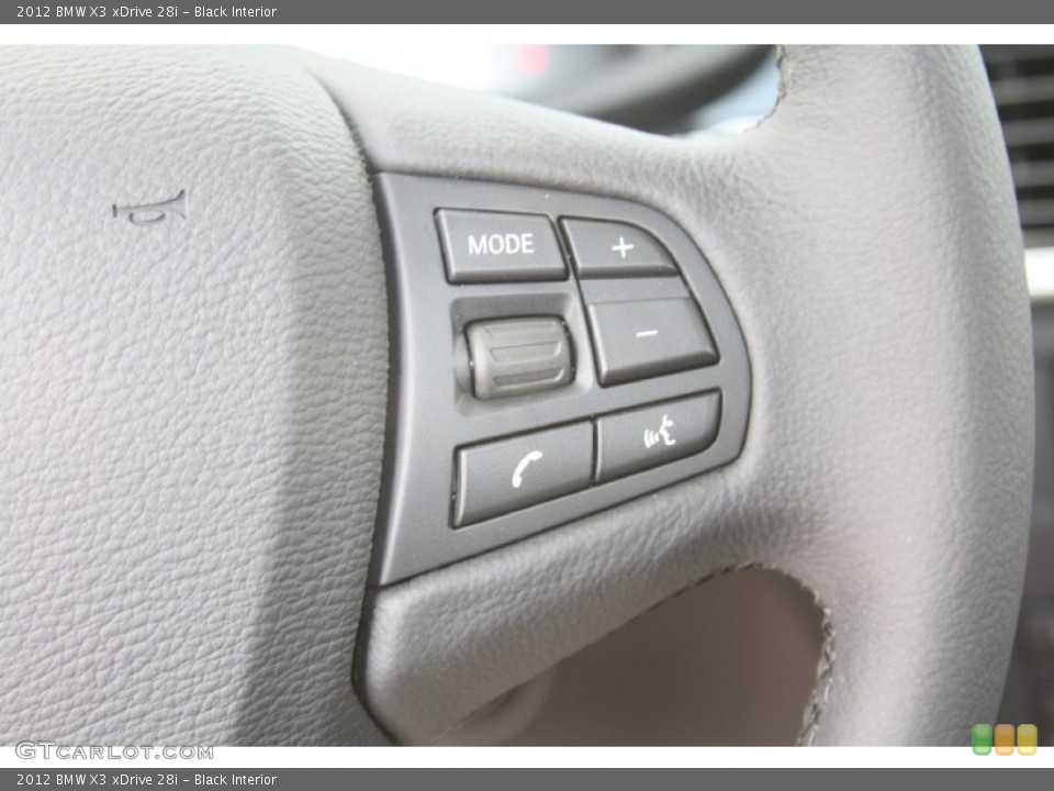 Black Interior Controls for the 2012 BMW X3 xDrive 28i #55763024