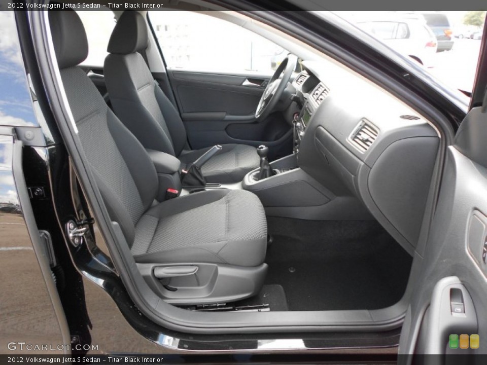 Titan Black Interior Photo for the 2012 Volkswagen Jetta S Sedan #55763522