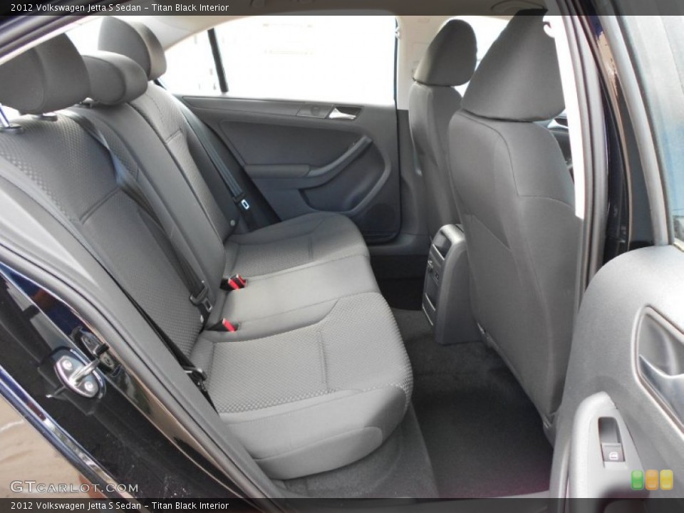 Titan Black Interior Photo for the 2012 Volkswagen Jetta S Sedan #55763533