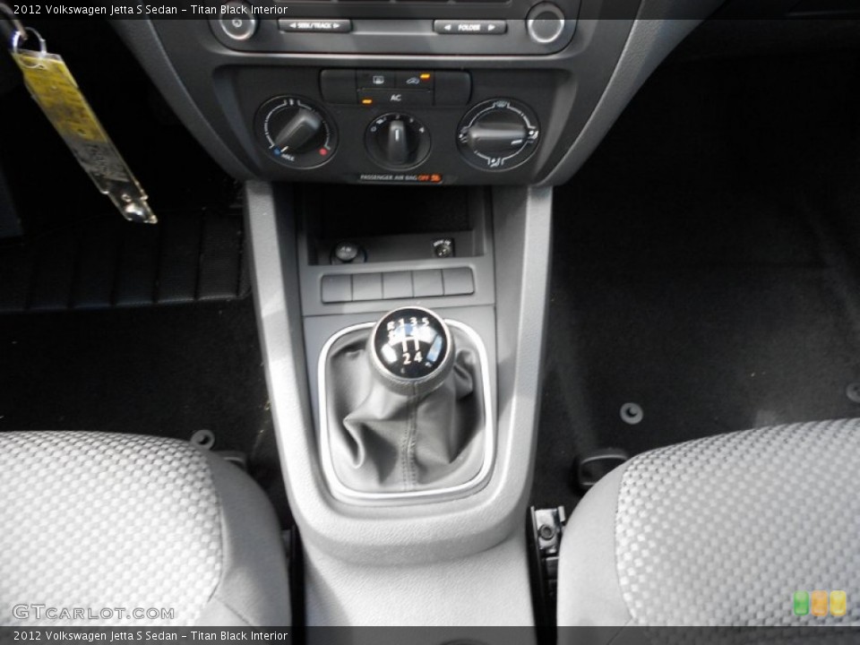 Titan Black Interior Transmission for the 2012 Volkswagen Jetta S Sedan #55763571