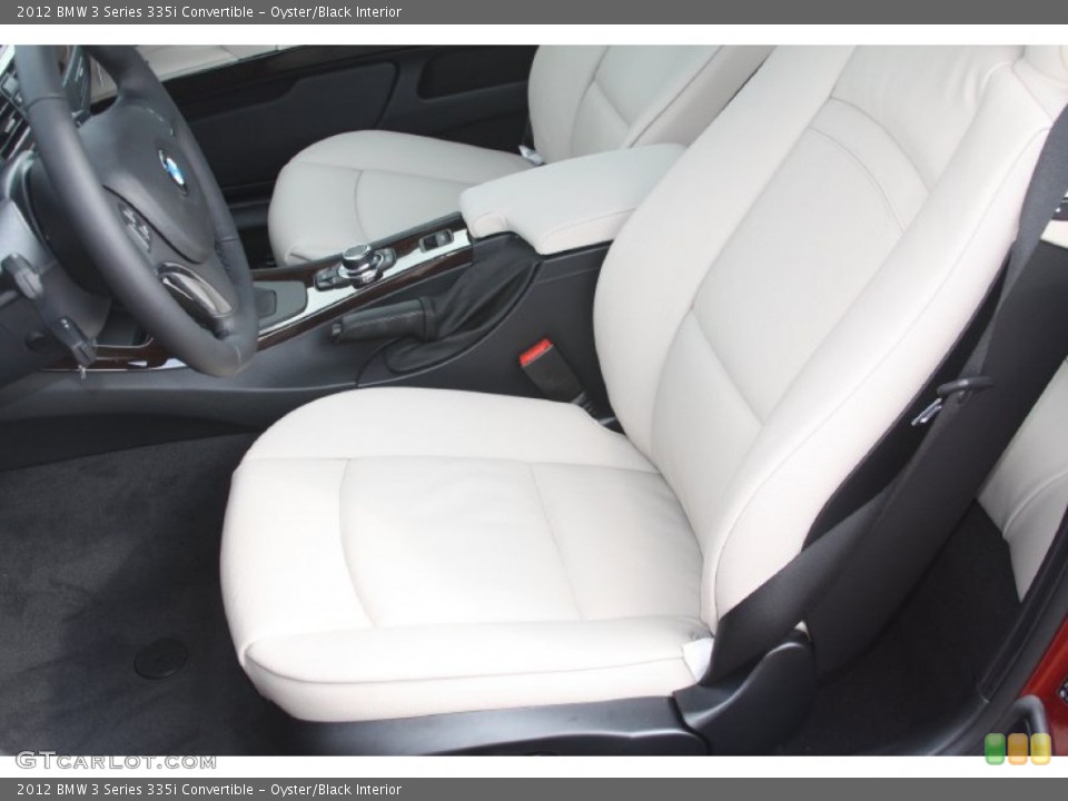 Oyster/Black Interior Photo for the 2012 BMW 3 Series 335i Convertible #55763870