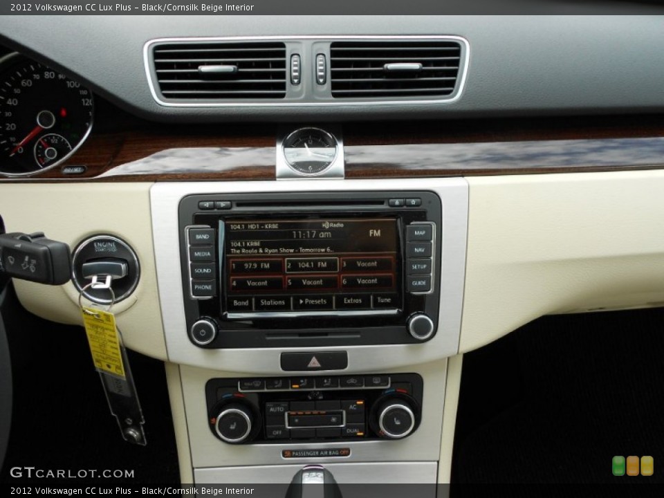 Black/Cornsilk Beige Interior Dashboard for the 2012 Volkswagen CC Lux Plus #55764407