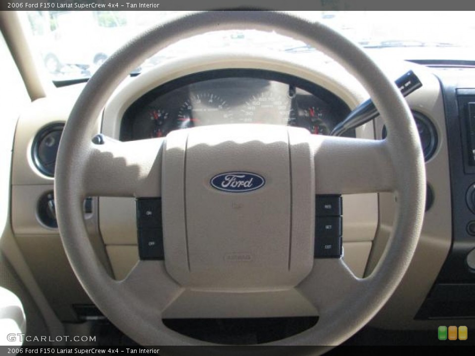 Tan Interior Steering Wheel for the 2006 Ford F150 Lariat SuperCrew 4x4 #55764729