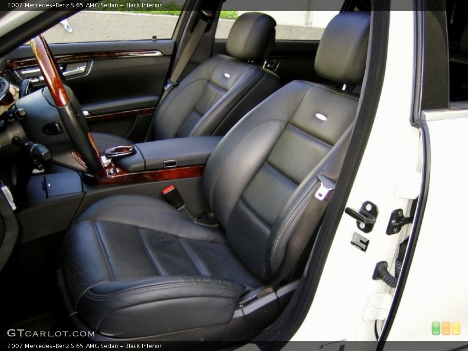 Black Interior Photo for the 2007 Mercedes-Benz S 65 AMG Sedan #55766714