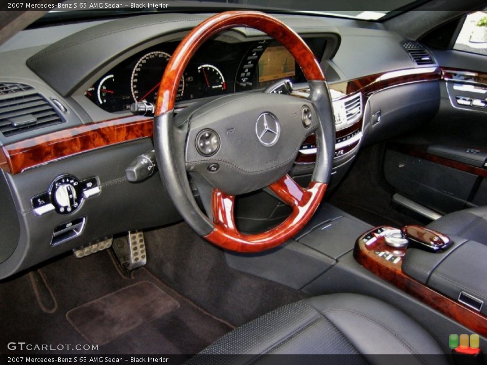 Black Interior Prime Interior for the 2007 Mercedes-Benz S 65 AMG Sedan #55766825