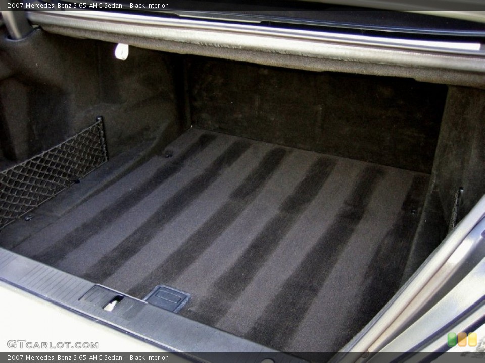 Black Interior Trunk for the 2007 Mercedes-Benz S 65 AMG Sedan #55766978