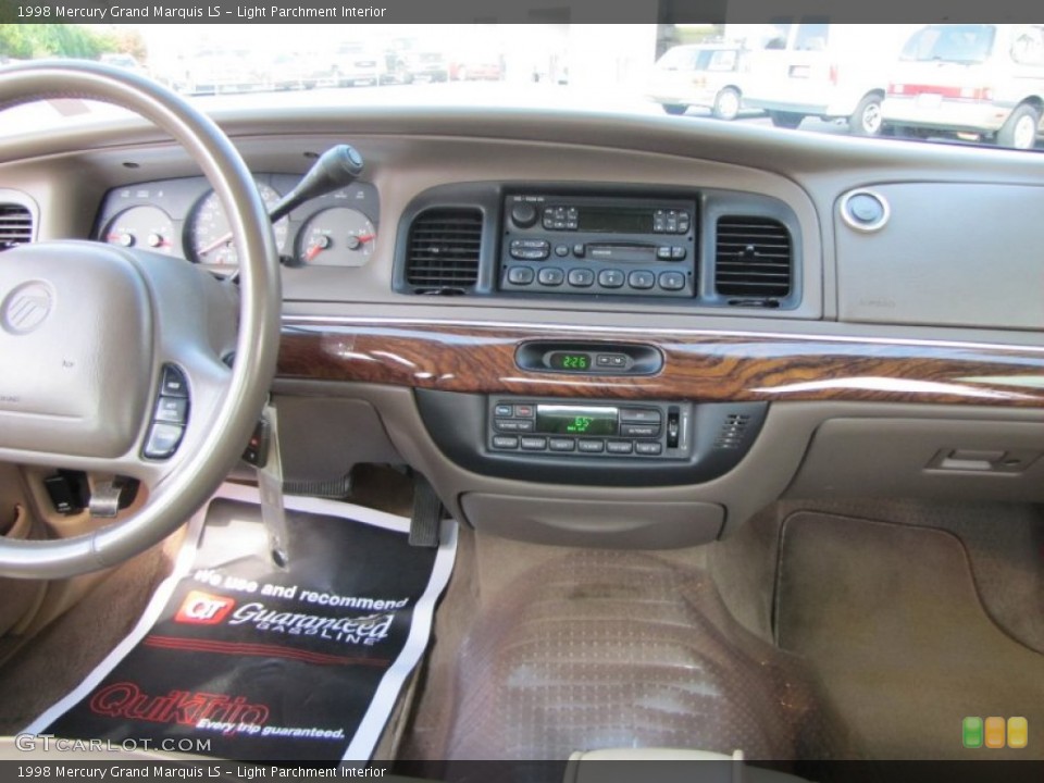 Light Parchment Interior Dashboard for the 1998 Mercury Grand Marquis LS #55767041