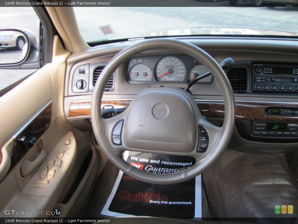 Light Parchment Interior Steering Wheel for the 1998 Mercury Grand Marquis LS #55767047