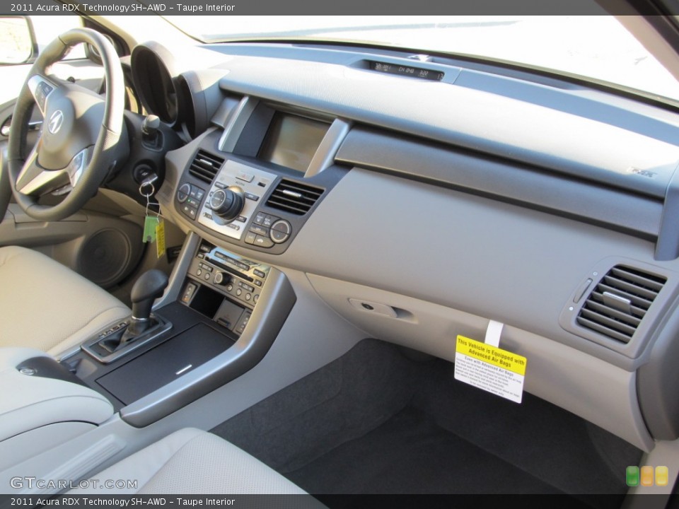 Taupe Interior Dashboard for the 2011 Acura RDX Technology SH-AWD #55767995