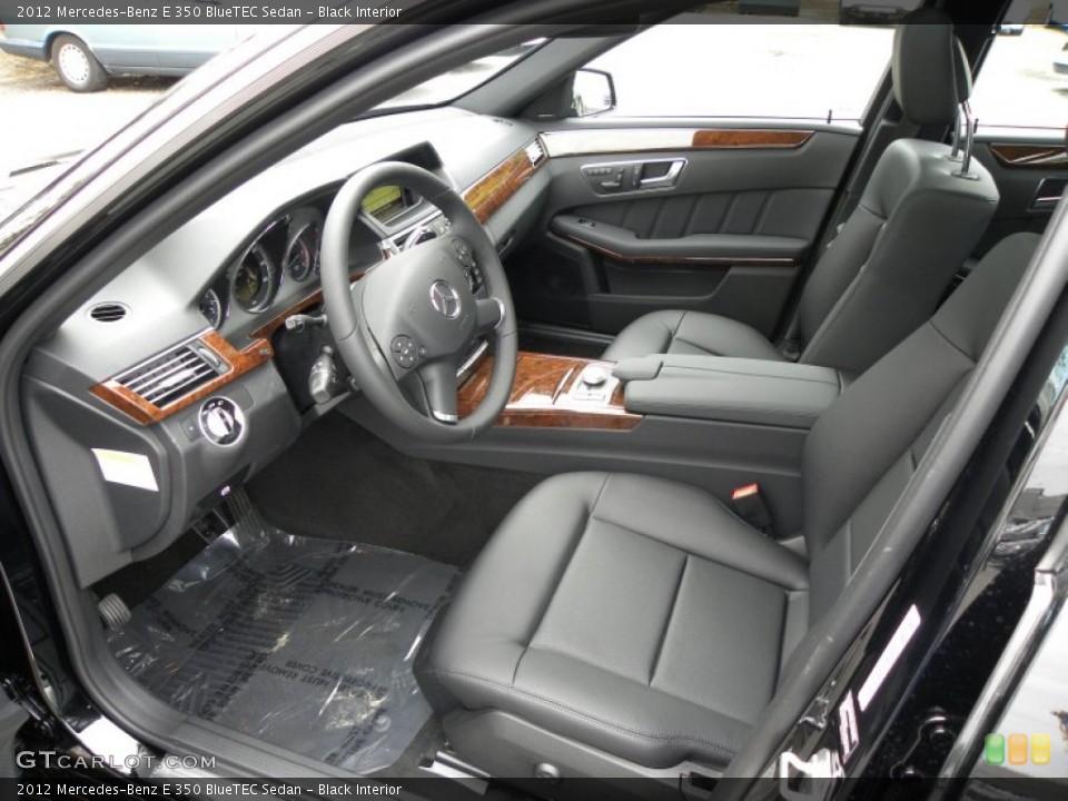 Black Interior Photo for the 2012 Mercedes-Benz E 350 BlueTEC Sedan #55769632