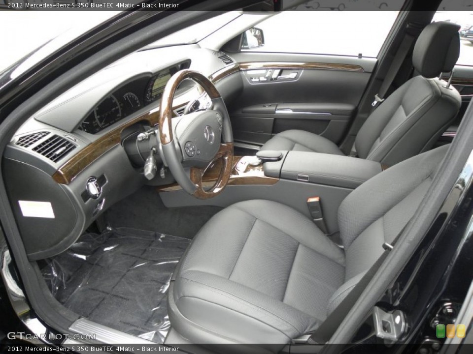 Black Interior Photo for the 2012 Mercedes-Benz S 350 BlueTEC 4Matic #55770536