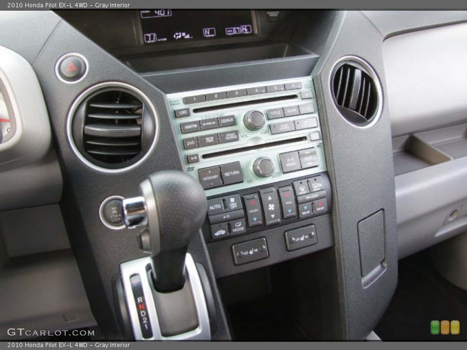 Gray Interior Controls for the 2010 Honda Pilot EX-L 4WD #55771358