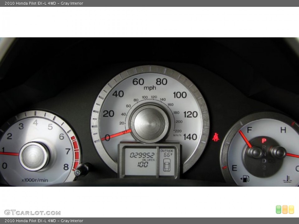 Gray Interior Gauges for the 2010 Honda Pilot EX-L 4WD #55771382
