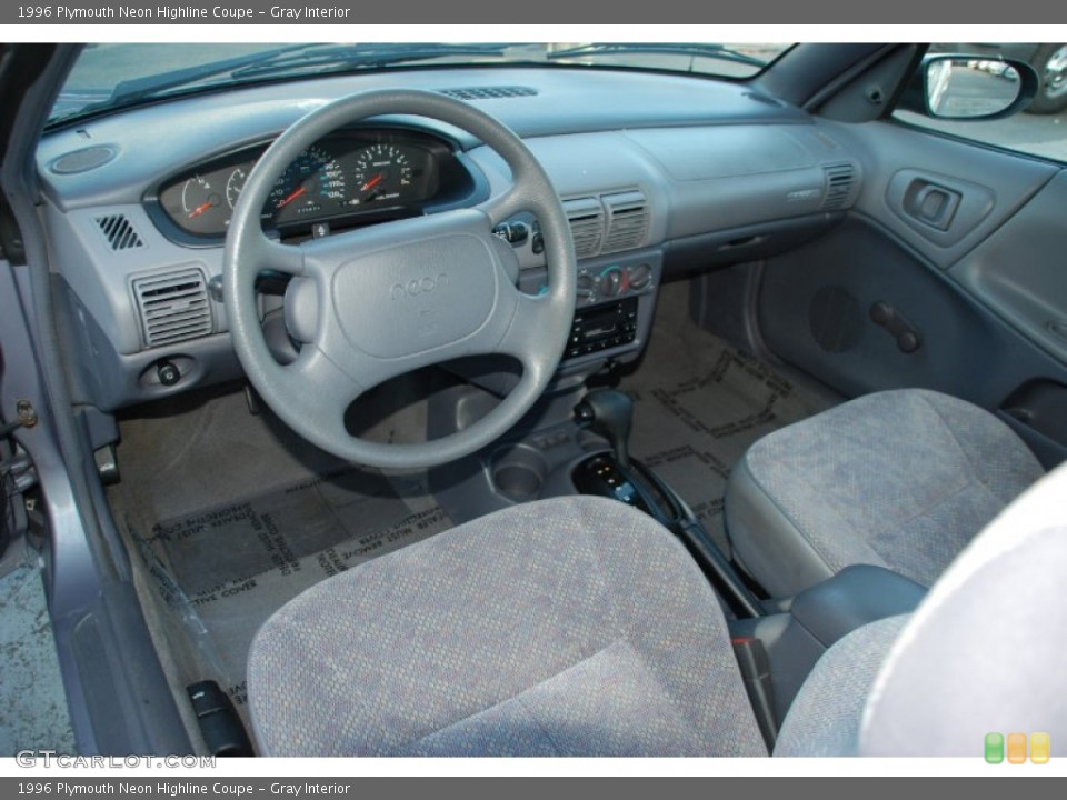 Gray Interior Photo for the 1996 Plymouth Neon Highline Coupe #55771652