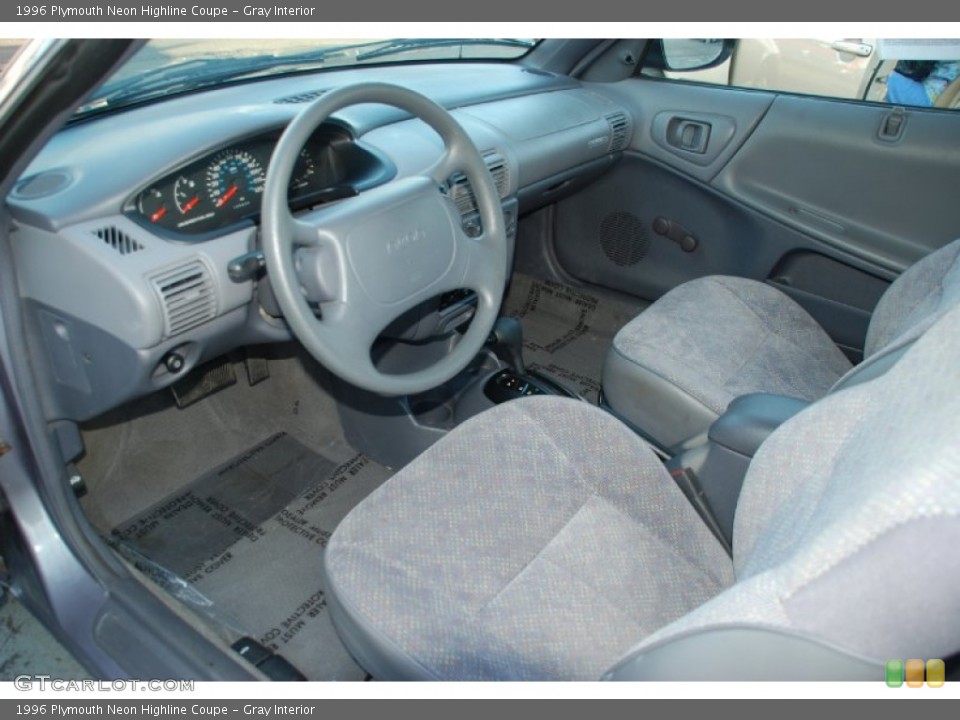 Gray Interior Photo for the 1996 Plymouth Neon Highline Coupe #55771707