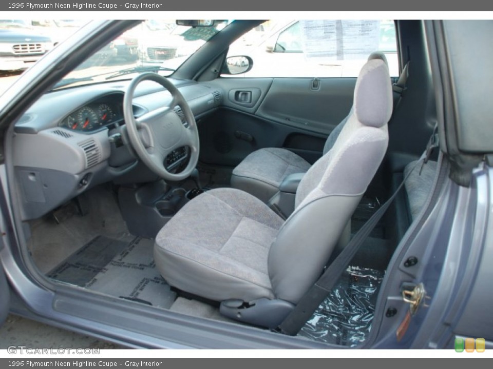 Gray Interior Photo for the 1996 Plymouth Neon Highline Coupe #55771715