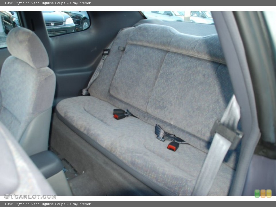 Gray Interior Photo for the 1996 Plymouth Neon Highline Coupe #55771754