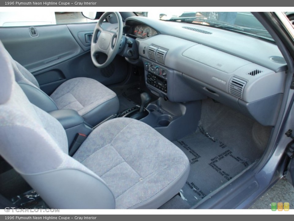 Gray Interior Photo for the 1996 Plymouth Neon Highline Coupe #55771763