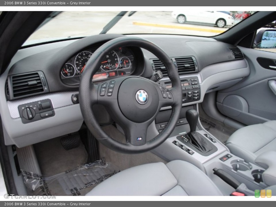 Grey Interior Dashboard for the 2006 BMW 3 Series 330i Convertible #55772103