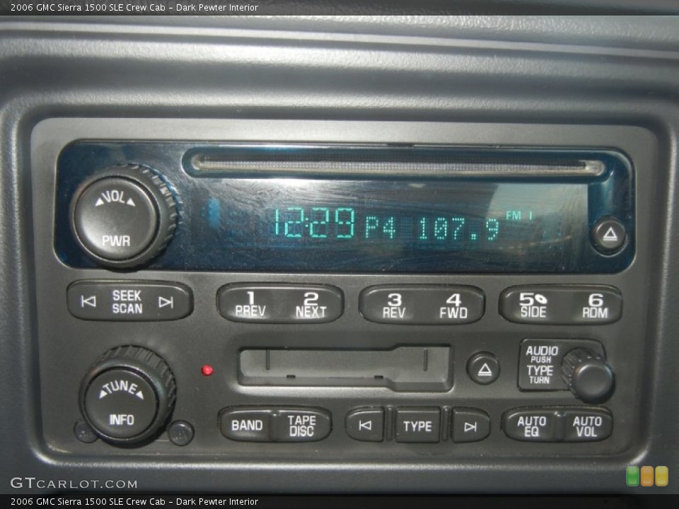 Dark Pewter Interior Audio System for the 2006 GMC Sierra 1500 SLE Crew Cab #55772500