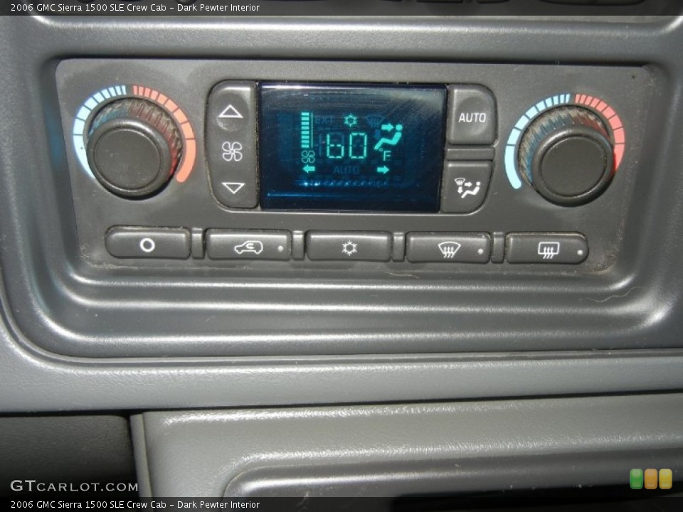 Dark Pewter Interior Controls for the 2006 GMC Sierra 1500 SLE Crew Cab #55772510