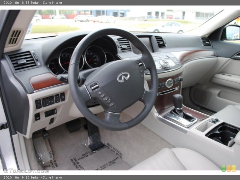 Stone Interior Prime Interior for the 2010 Infiniti M 35 Sedan #55772647