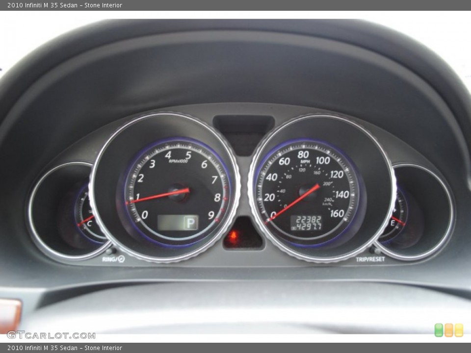 Stone Interior Gauges for the 2010 Infiniti M 35 Sedan #55772664