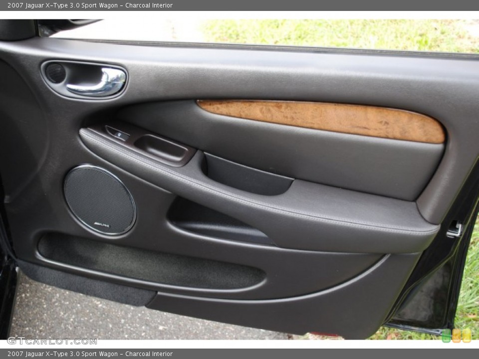 Charcoal Interior Door Panel for the 2007 Jaguar X-Type 3.0 Sport Wagon #55773666