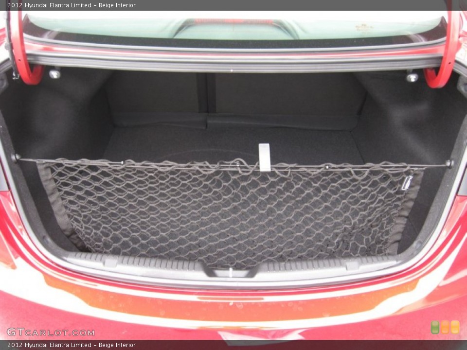 Beige Interior Trunk for the 2012 Hyundai Elantra Limited #55775791