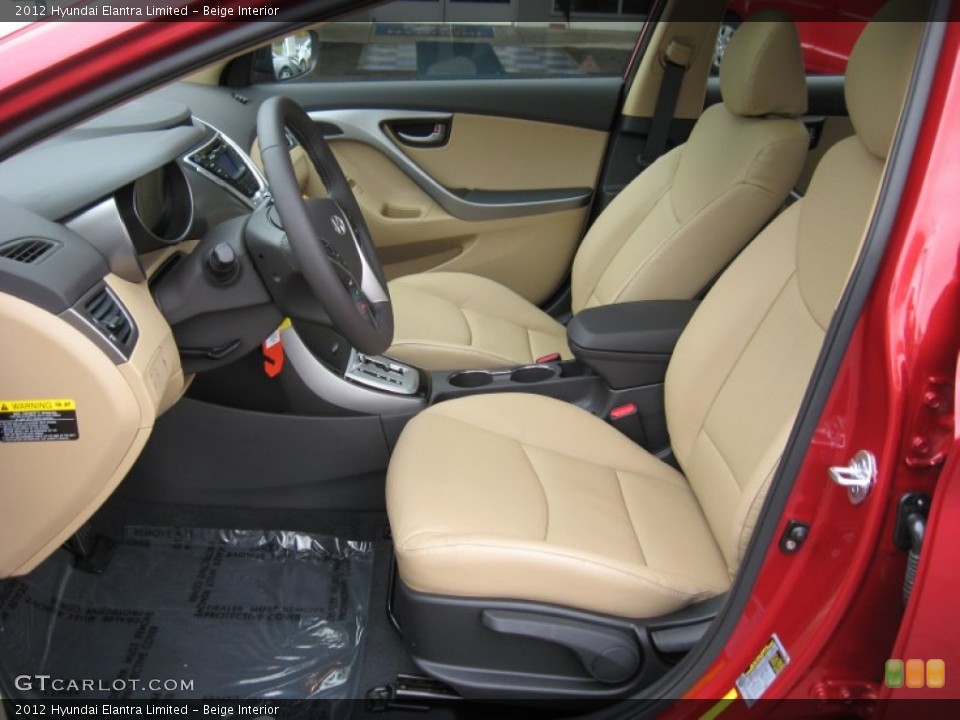 Beige Interior Photo for the 2012 Hyundai Elantra Limited #55775807