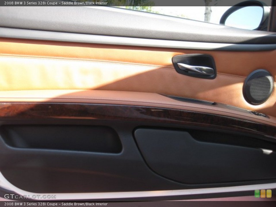 Saddle Brown/Black Interior Door Panel for the 2008 BMW 3 Series 328i Coupe #55777943