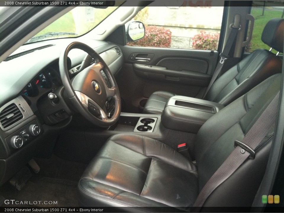 Ebony Interior Photo for the 2008 Chevrolet Suburban 1500 Z71 4x4 #55778187