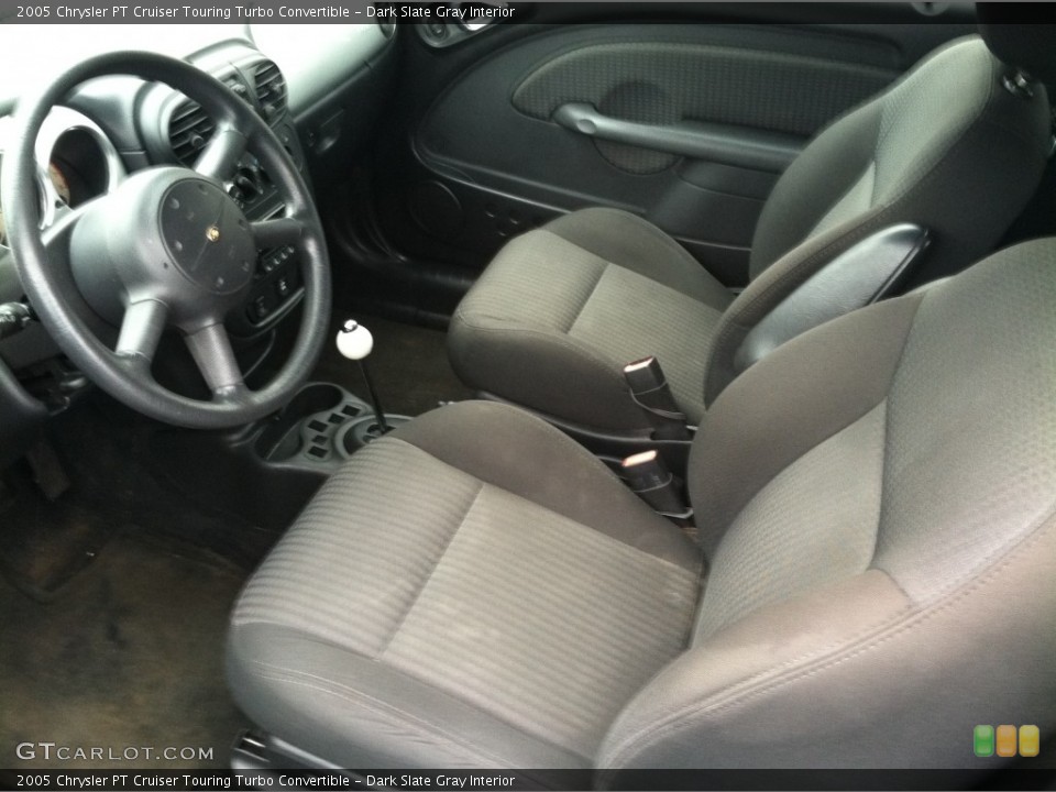Dark Slate Gray Interior Photo for the 2005 Chrysler PT Cruiser Touring Turbo Convertible #55778583