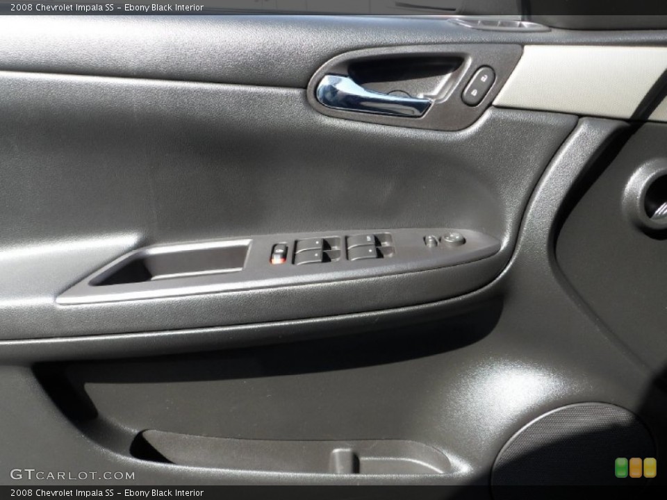 Ebony Black Interior Door Panel for the 2008 Chevrolet Impala SS #55778842