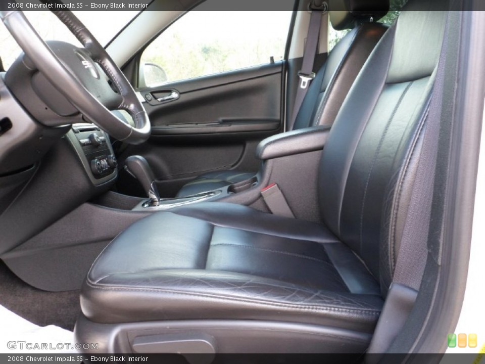 Ebony Black Interior Photo for the 2008 Chevrolet Impala SS #55778897