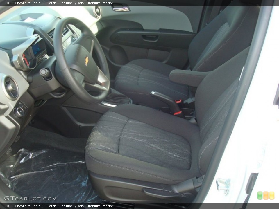 Jet Black/Dark Titanium Interior Photo for the 2012 Chevrolet Sonic LT Hatch #55780218