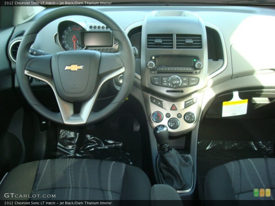 Jet Black/Dark Titanium Interior Dashboard for the 2012 Chevrolet Sonic LT Hatch #55780235