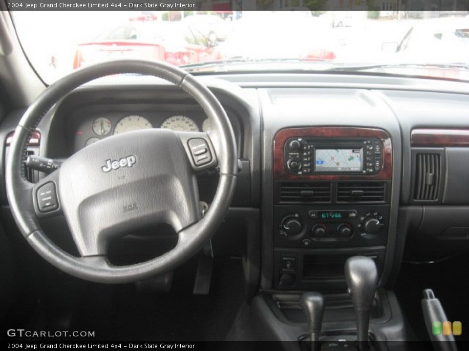 Dark Slate Gray Interior Dashboard for the 2004 Jeep Grand Cherokee Limited 4x4 #55780334