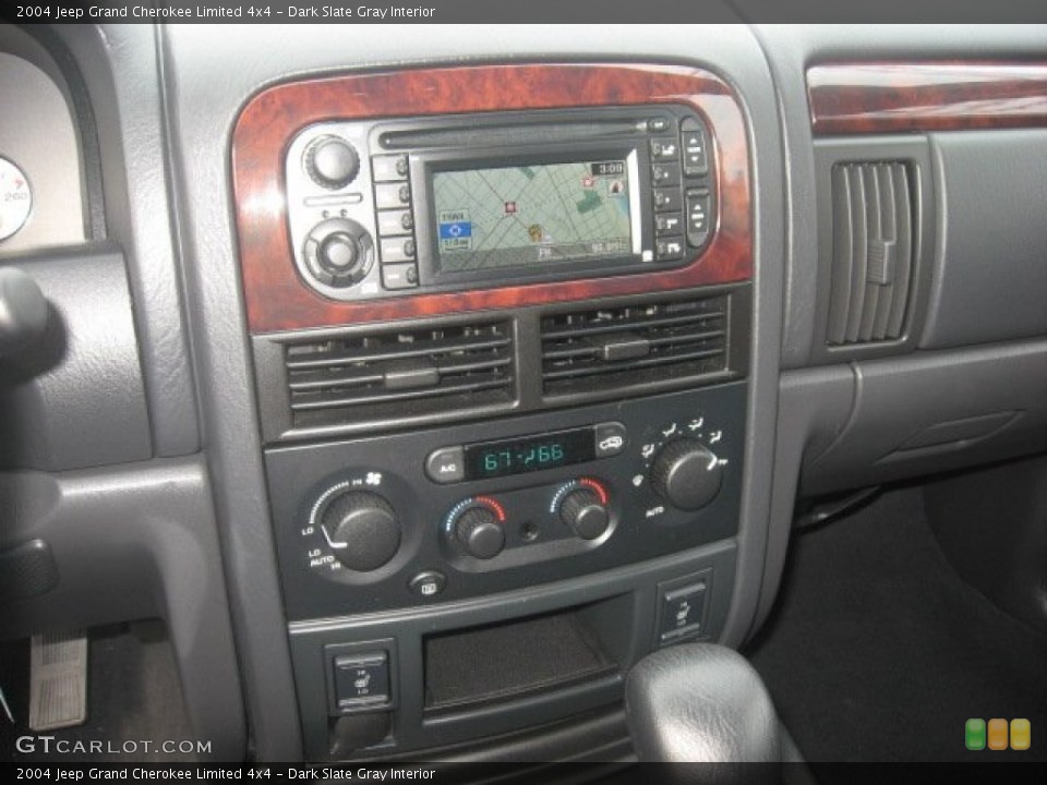 Dark Slate Gray Interior Navigation for the 2004 Jeep Grand Cherokee Limited 4x4 #55780559